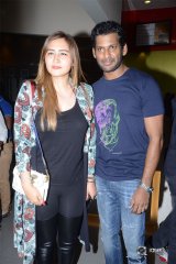 Celebs at Abhimanyudu Movie Premiere Show